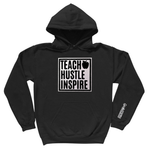 Premium "Teach Hustle Inspire " Hoodie - ONYX